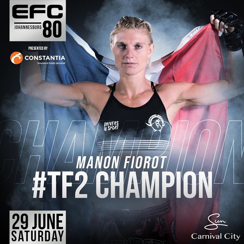 Manon Fiorot remporte The Fighter 2 - Crédit Photo : EFC Worldwide